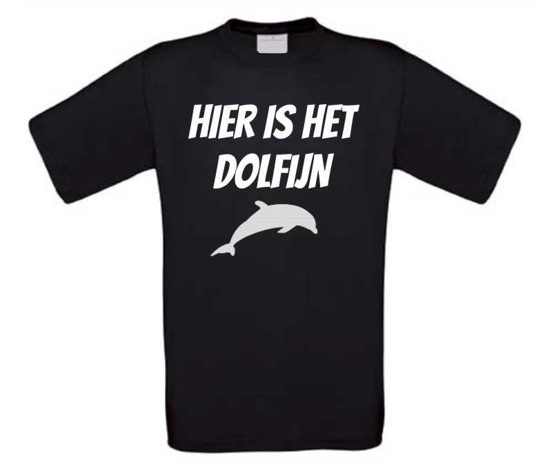 hier is het dolfijn t-shirt