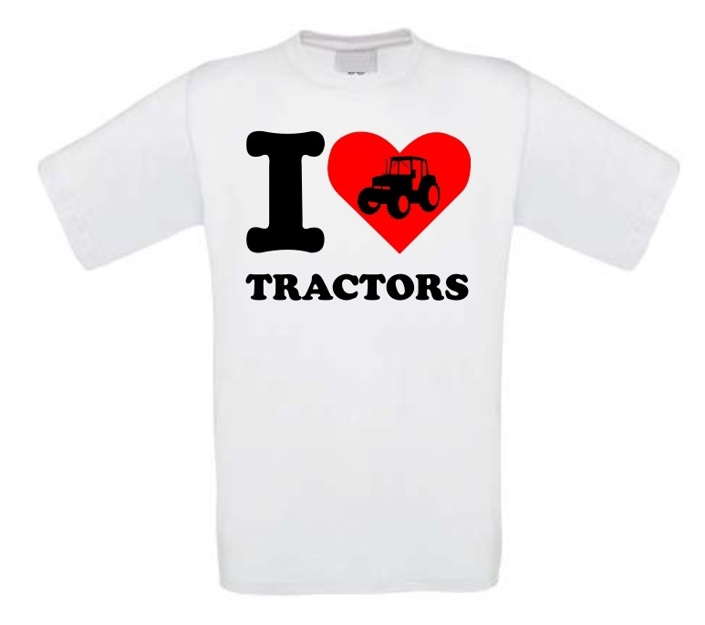 i love tractors T-shirt