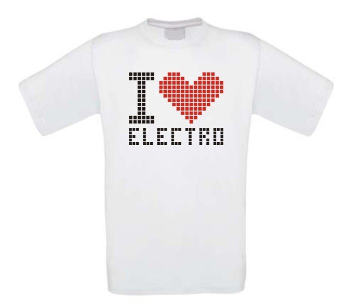 i love electro t-shirt