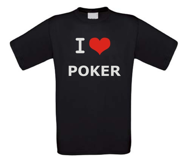 i love poker t-shirt
