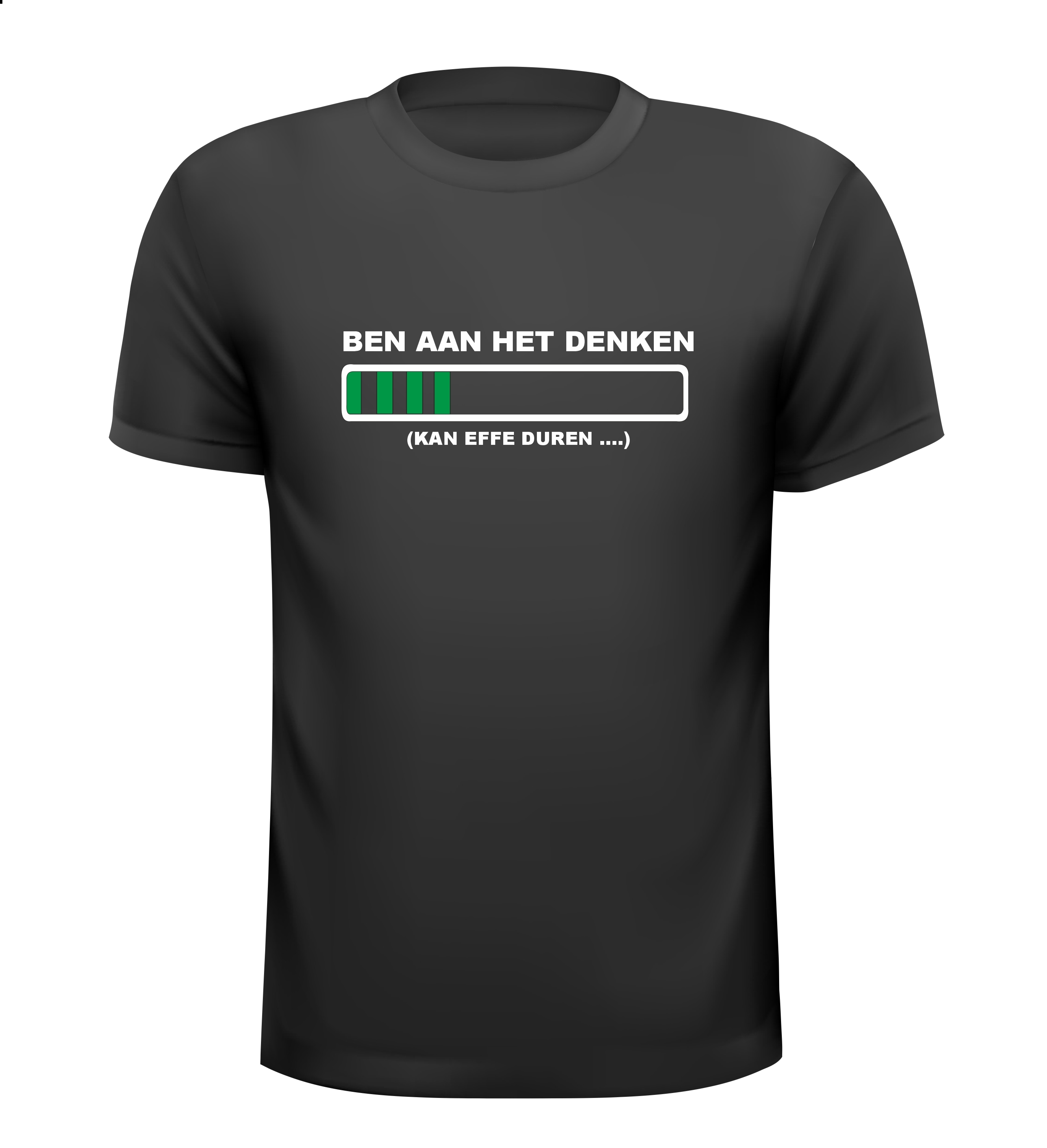 ik ben aan het denken kan effe duren T-shirt