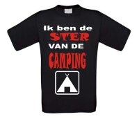 Ik ben de ster van de camping t-shirt