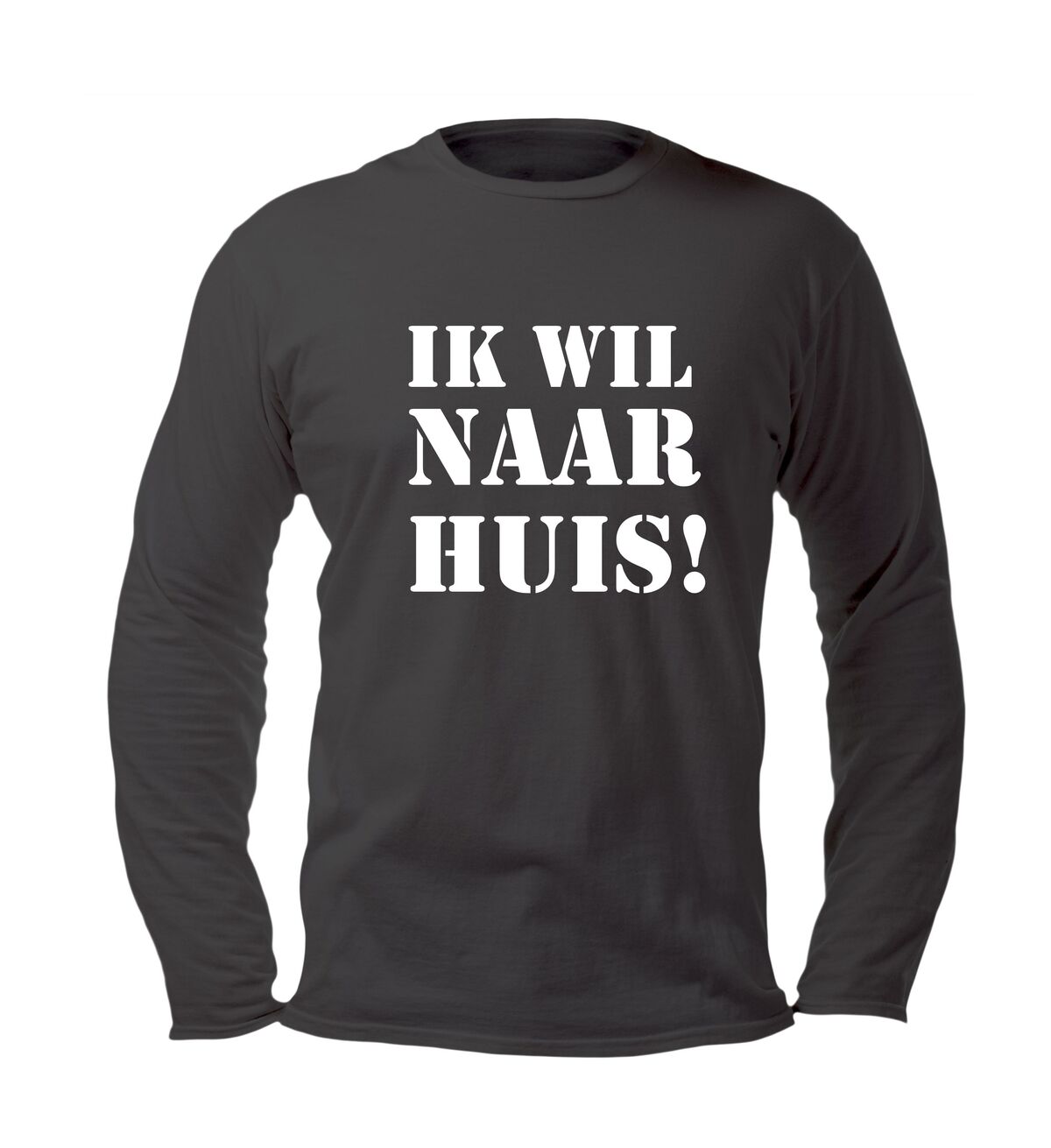 ik wil naar huis longsleeve lange mouw