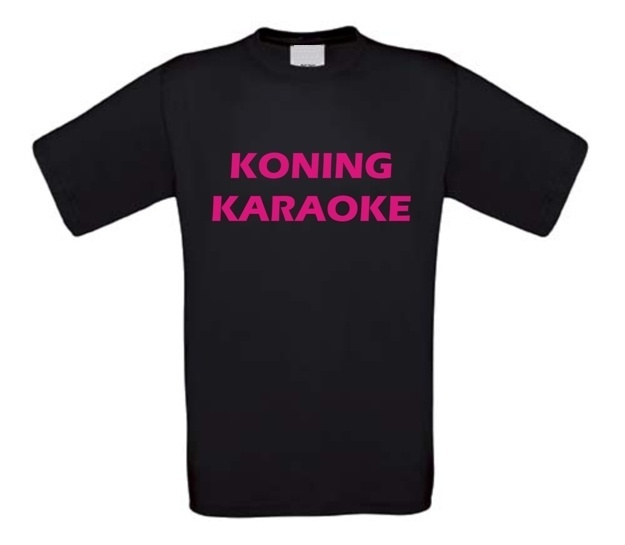 koning karaoke t-shirt