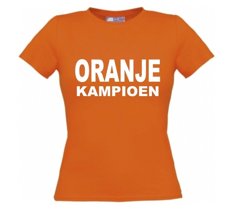 oranje kampioen T-shirt