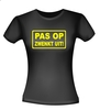 foto 2 pas op zwenkt uit T-shirt