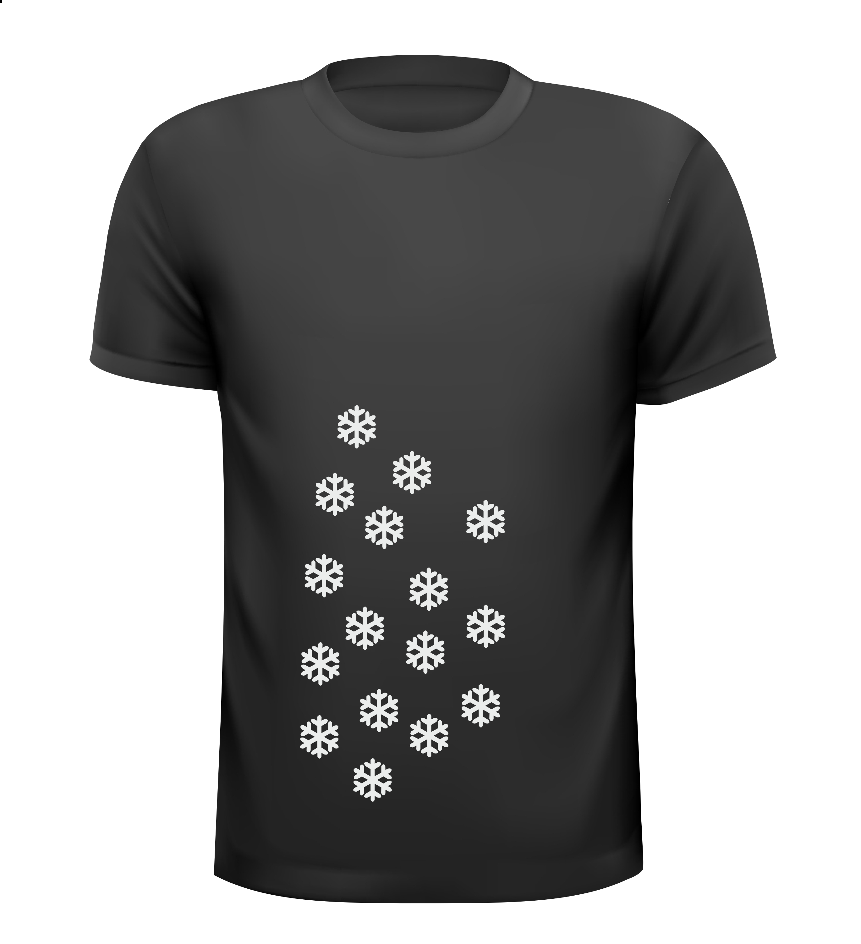 sneeuw kerst t-shirt