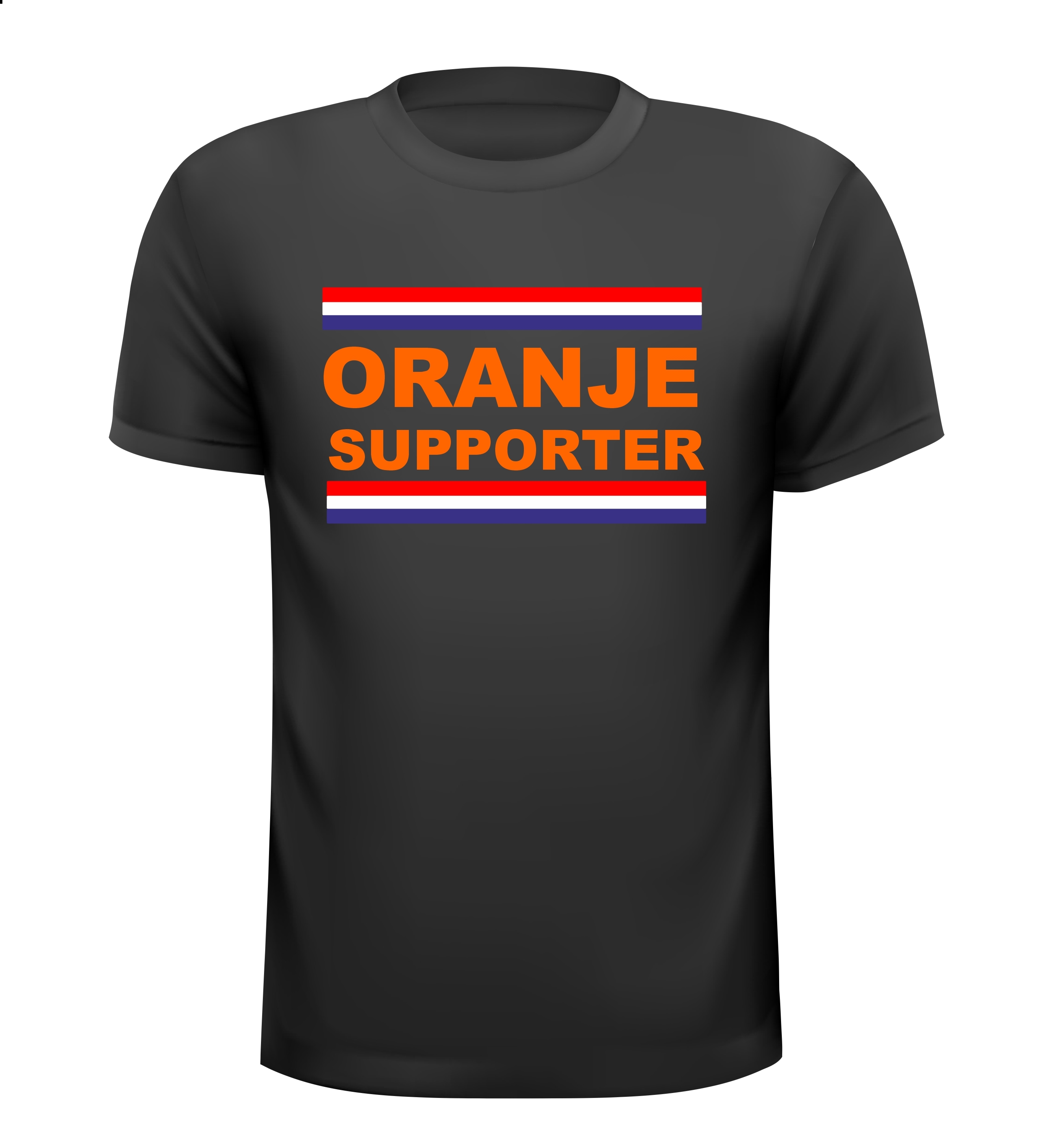 Toon je ware kleuren oranje Shirt met trots gedragen door nederlandse voetbalfans tijdens EK en WK