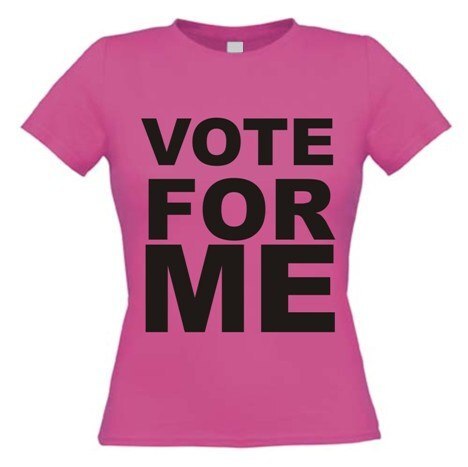 vote for me t-shirt