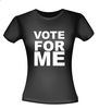 foto 2 vote for me t-shirt