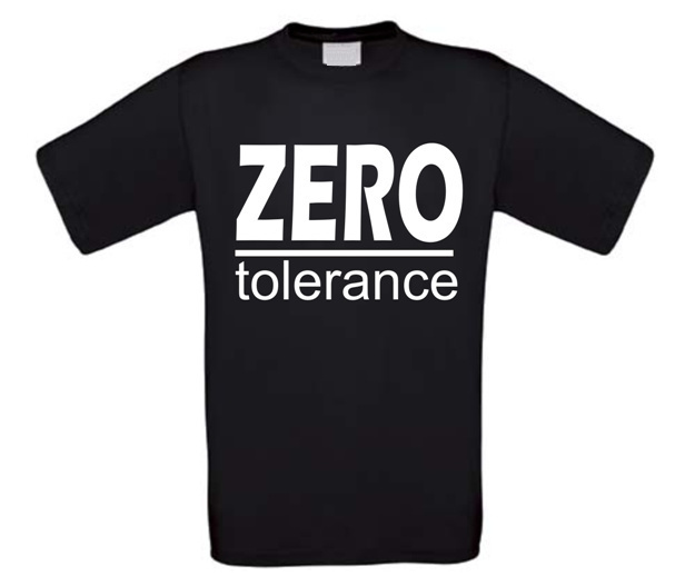 zero tolarance t-shirt