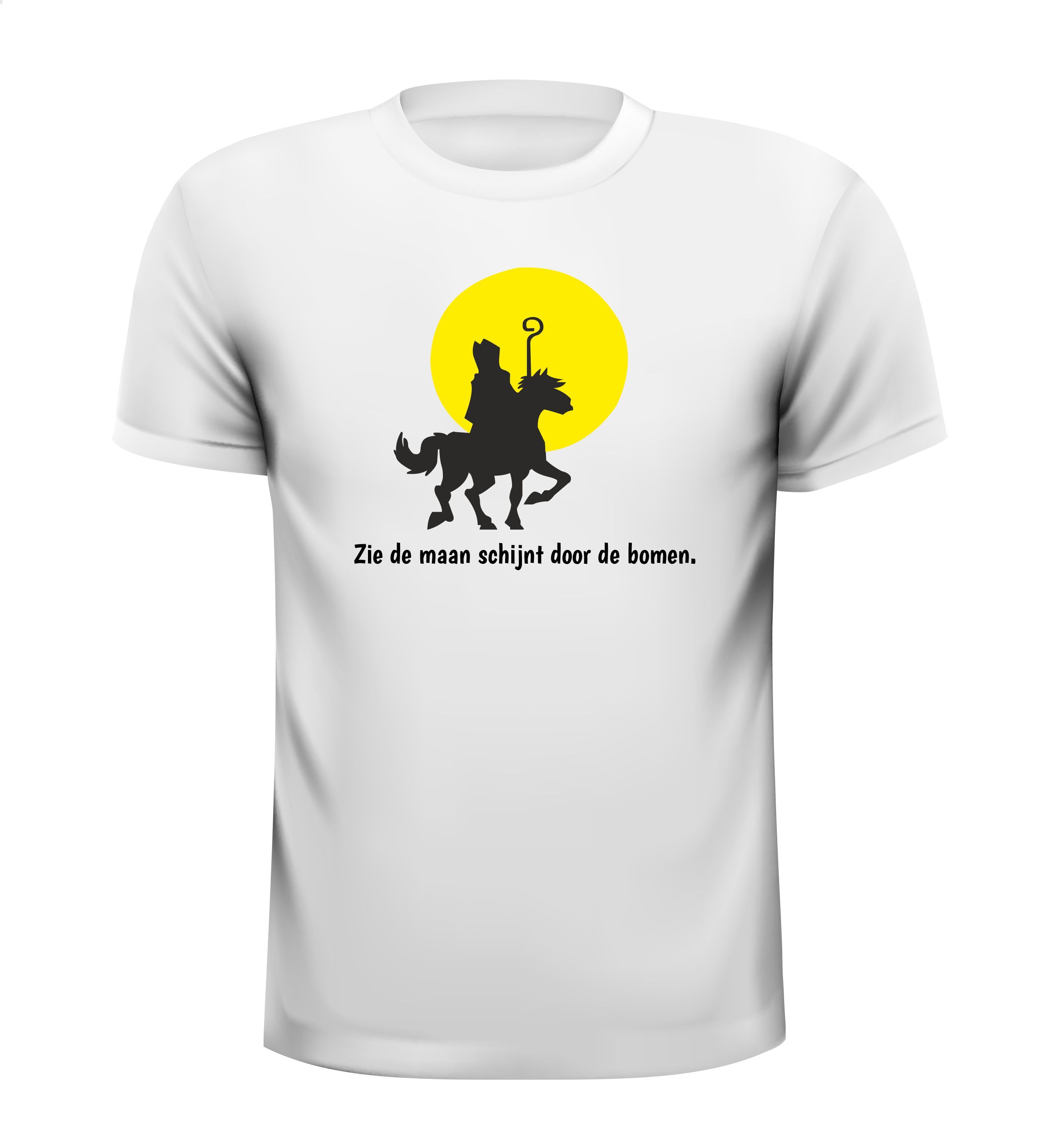 zie de maan schijnt door de bomen t-shirt